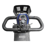 Close-up of the Merits Roadster S4 tiller controls