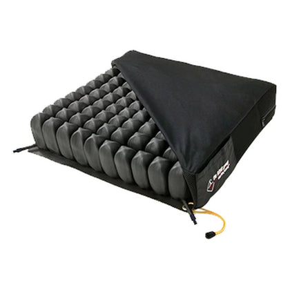 ROHO Dual Compartment cushion, High Profile, cover half open