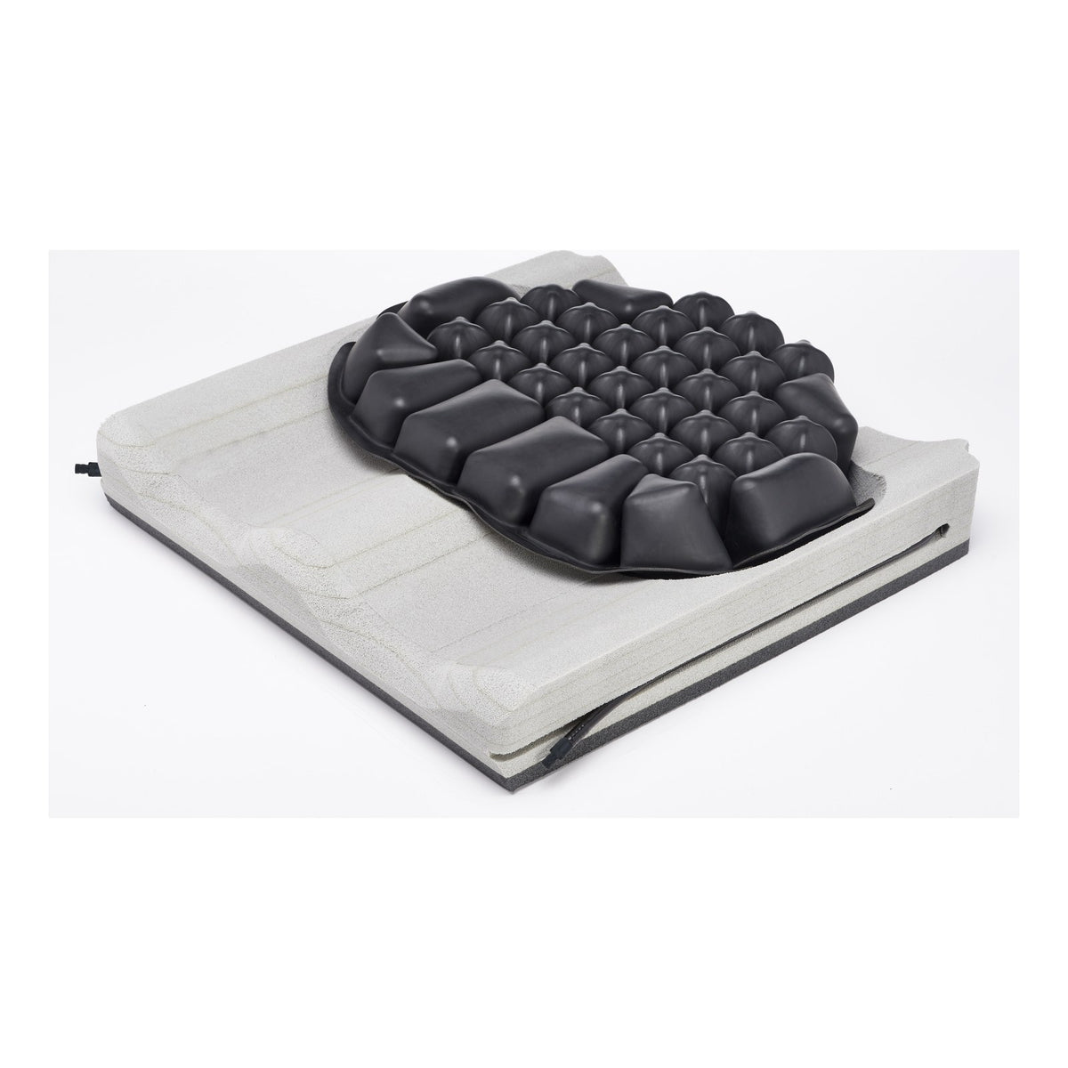 ROHO Hybrid Elite Dual Compartment cushion, air insert on the foam base