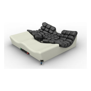 ROHO Hybrid Select cushion, air inserts on the contoured foam base