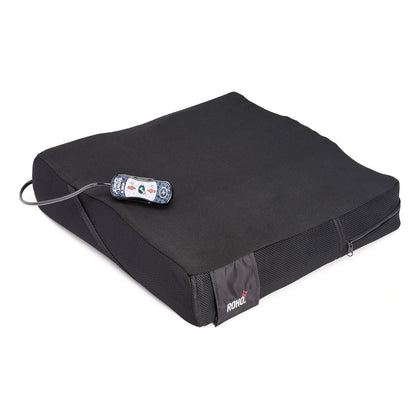 ROHO Hybrid Elite SR cushion in its cover, shown with Smart Check, which is sold separately