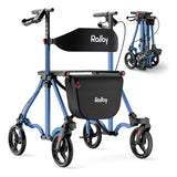 Rolloy Compact Master II rollator, Standard frame in Blue