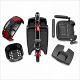 Pride Go Go Sport 3-Wheel disassembled into lightweight pieces for transport