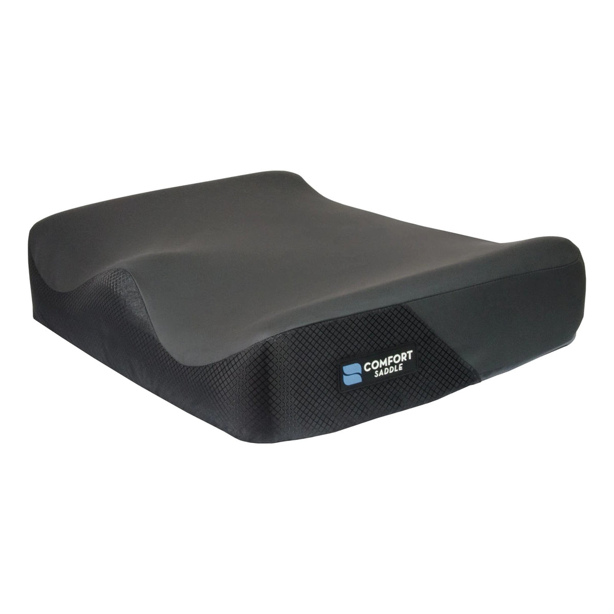 Comfort Saddle 7 bariatric cushion in its cover