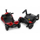 Shoprider Dasher 4 taken apart into its front and rear sections