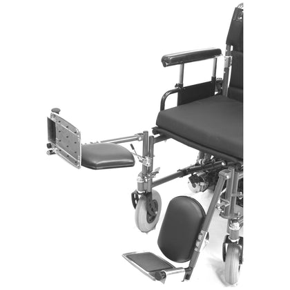 Shoprider swing-away elevating legrest on a power chair