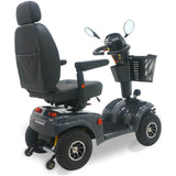 Shoprider Expedition XL4, rear three-quarter view with the anti-tip wheels