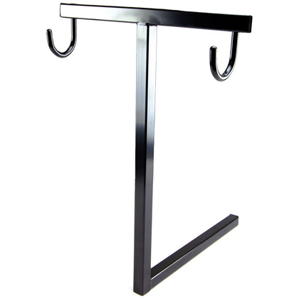 Shoprider walker holder, a rear mounted bracket with two hooks
