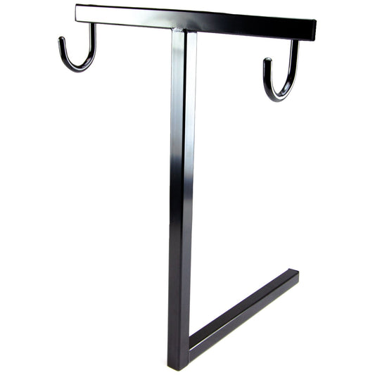 Shoprider walker holder, a rear mounted bracket with two hooks
