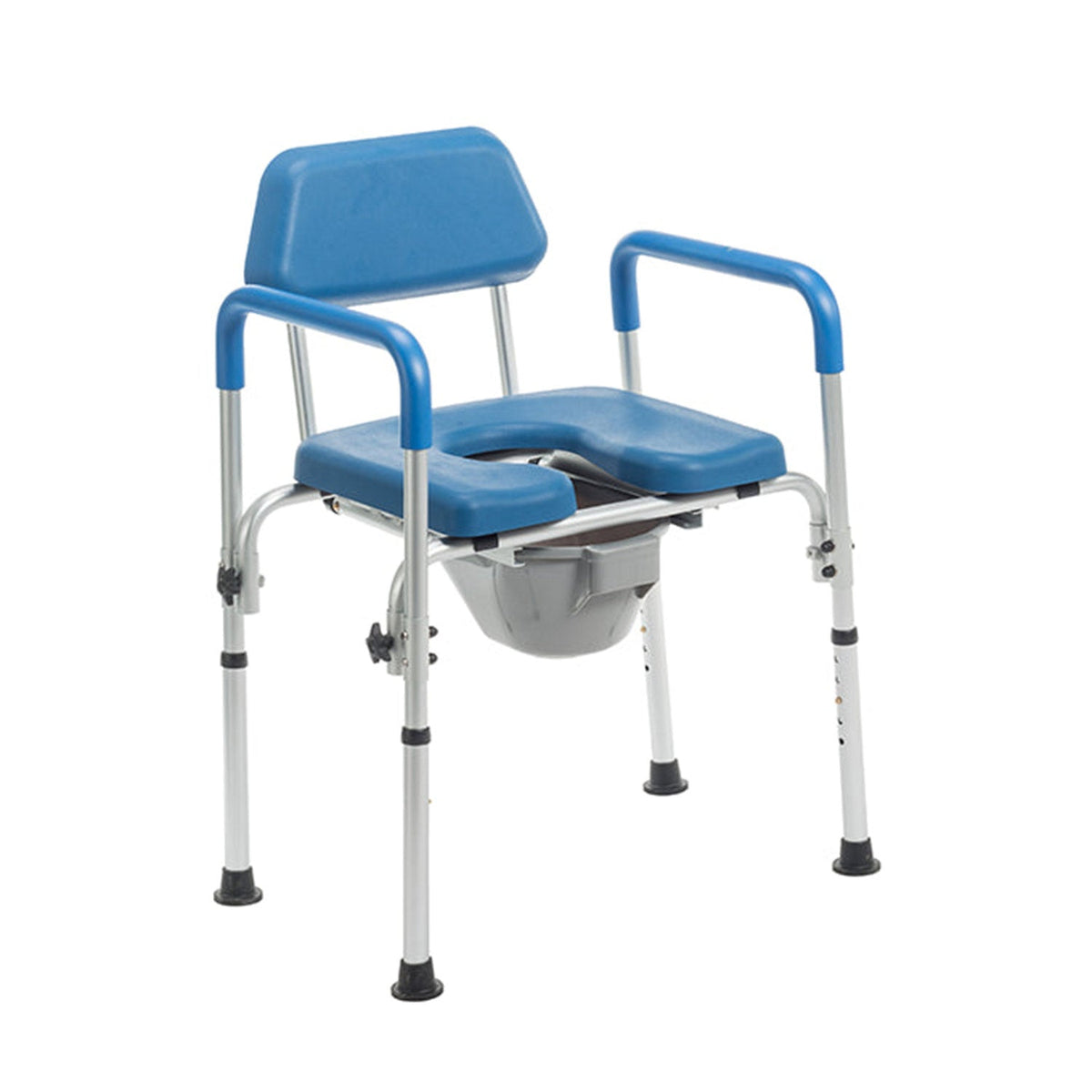 Journey SoftSecure 3-in-1 Commode Chair, three-quarter view facing right