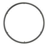 Spinergy hard anodized grey aluminum handrim with 6 tabs, from the front