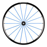Spinergy Blade LXL wheel with blue spokes