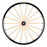 Spinergy Blade LXL wheel with orange spokes