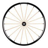 Spinergy LXL wheel with orange spokes