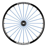 Spinergy SLX 24 wheel with blue spokes