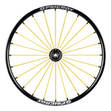 Spinergy SLX 24 wheel with yellow spokes