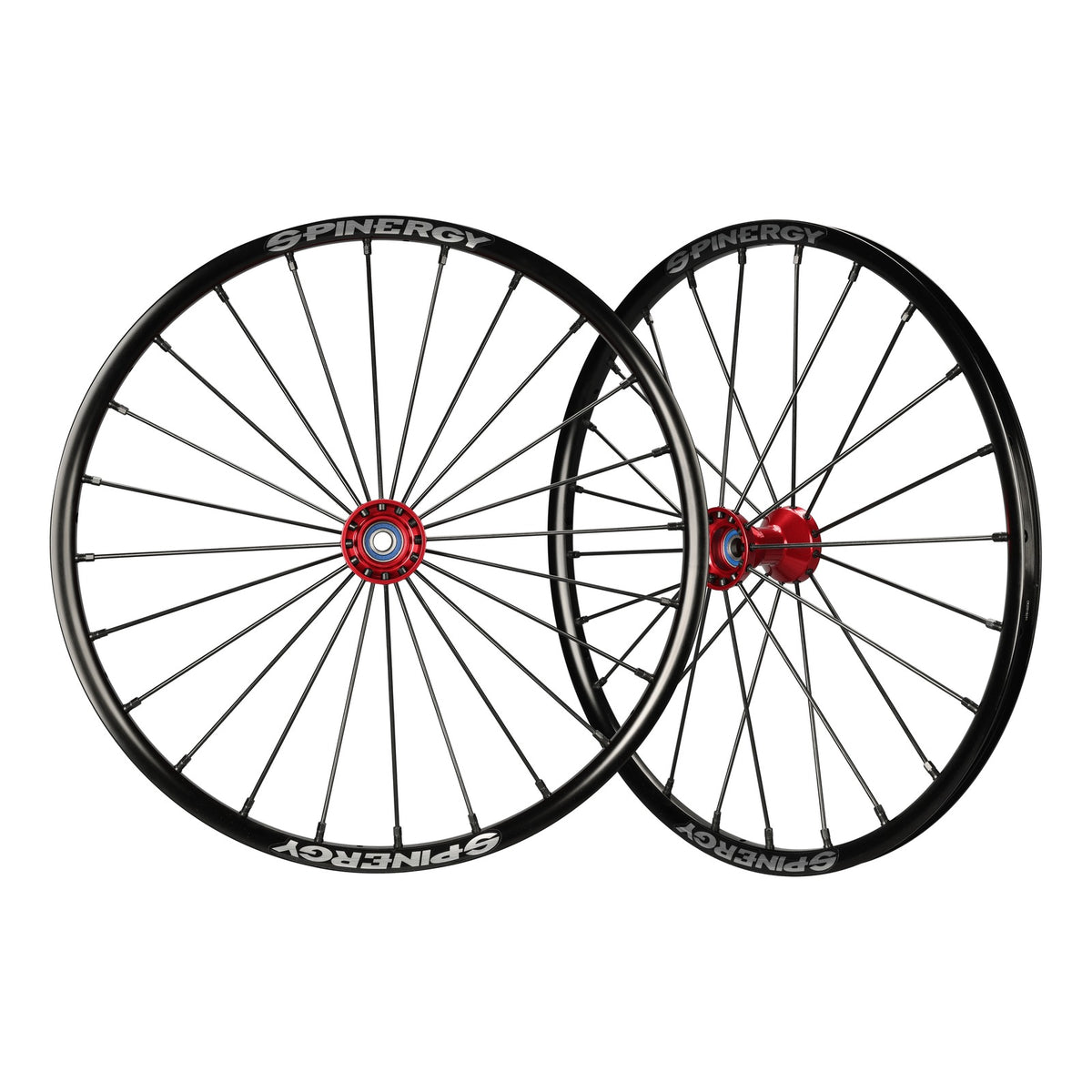 A pair of Spinergy SLX R10 wheels