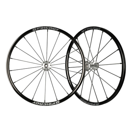 A pair of Spinergy SPOX Everyday wheels