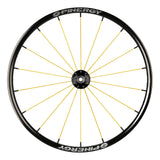 Spinergy SPOX Everyday wheel with yellow spokes