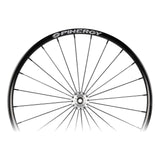 Spinergy SPOX Sport wheel, close view of the hub and spokes