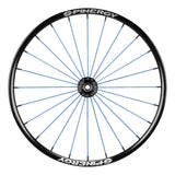 Spinergy SPOX Sport wheel with blue spokes