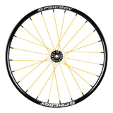 Spinergy SPOX Sport XSL wheel with yellow spokes