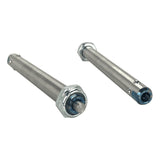 A pair of Spinergy steel quick release axles, 5/8"