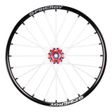 Spinergy XSLX R10 wheel with white spokes