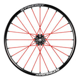 Spinergy XSLX wheel with red spokes