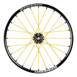 Spinergy XSLX wheel with yellow spokes