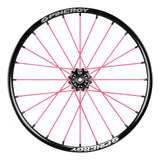 Spinergy XSLX wheel with pink spokes
