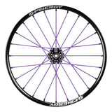 Spinergy XSLX wheel with purple spokes