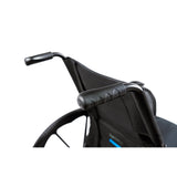Strongback ErgoSteel desk-length armrest, close view