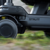 The ev¹ rear wheel on grass