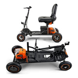 SuperHandy Explorer from the side, and folded flat with the seat removed