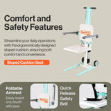 GoRise FC sloped seat, folding armrest and quick release safety belt