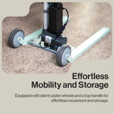 GoRise FC caster wheels and actuator on carpet