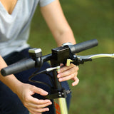 Adjusting the SuperHandy Tugger handlebar height at the clamp