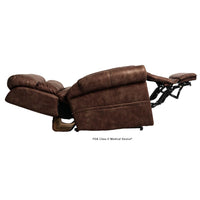 Pride VivaLift Tranquil 2 PLR-935 in Astro Brown, infinite position, profile view