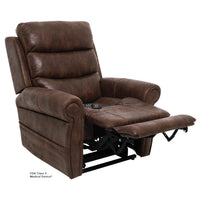 Pride VivaLift Tranquil 2 PLR-935 lift chair in Astro Brown, reading position