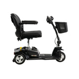 Pride Go Go Ultra X 3-Wheel mobility scooter in Black, right profile view