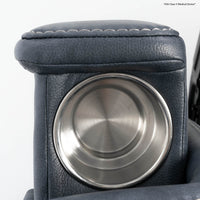 Cup holder on the Pride VivaLift Ultra PLR-4955 in Capriccio Slate