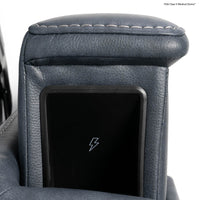 Wireless phone charger on the Pride VivaLift Ultra PLR-4955 in Capriccio Slate