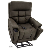 Pride VivaLift Ultra PLR-4955 lift chair in Capriccio Smoke, lifted position