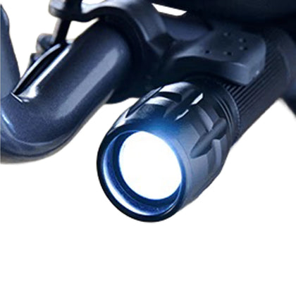 Journey UPWalker Flashlight lit on an UPWalker frame