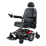 Merits Vision Sport power wheelchair, three-quarter view facing left