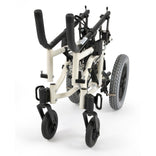 Zippie TS folding frame folded, front view