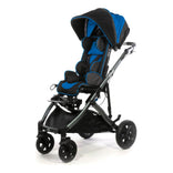 Zippie Voyage with Moderate Seating in blue and the canopy