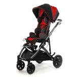 Zippie Voyage with Moderate Seating in red and the canopy