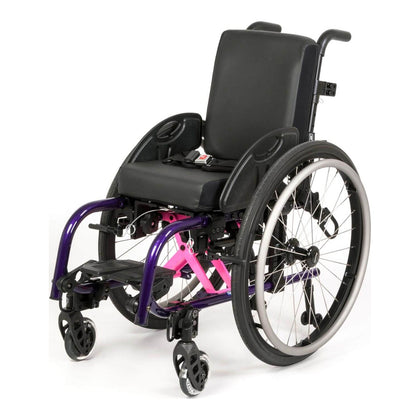 Zippie X'CAPE folding wheelchair, front three-quarter view